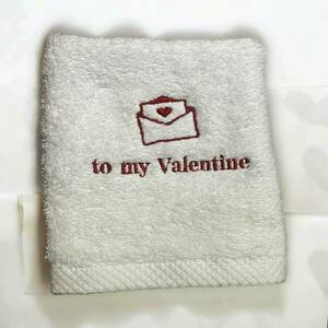 Πετσέτα χεριών to my Valentine - ύφασμα, πετσέτα, αξεσουάρ