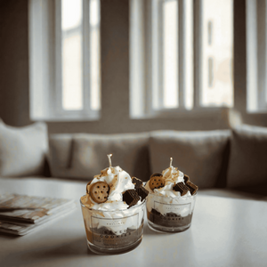 Κερί σε ποτήρι Μπισκότα Baked Cookies - αρωματικά κεριά, κερί σόγιας, vegan κεριά - 3