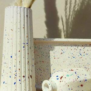 Επιτραπέζιο βάζο Terrazzo - βάζα & μπολ, πηλός, τσιμέντο, γύψος - 2