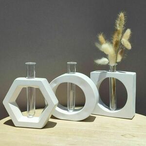 Ανθοστήλες Marble - βάζα & μπολ, πηλός, τσιμέντο, γύψος - 3