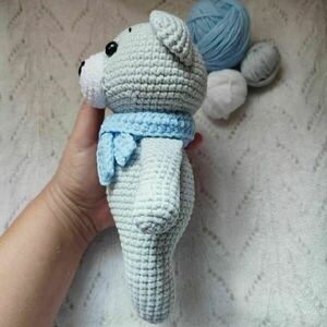 Πλεκτός αρκούδος - κορίτσι, αγόρι, amigurumi - 3