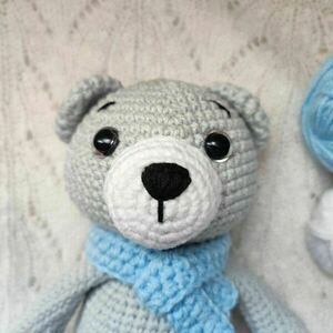 Πλεκτός αρκούδος - κορίτσι, αγόρι, amigurumi - 5