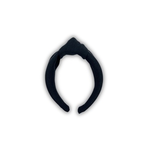 Rib knot hairband - ύφασμα, για τα μαλλιά, στέκες - 2