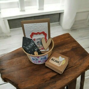 Mini valentine gift box 2 - χαρτί, σετ δώρου - 3