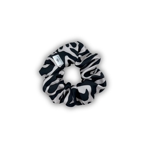 Tiger regular scrunchie - ύφασμα, γεωμετρικά σχέδια, για τα μαλλιά, λαστιχάκια μαλλιών