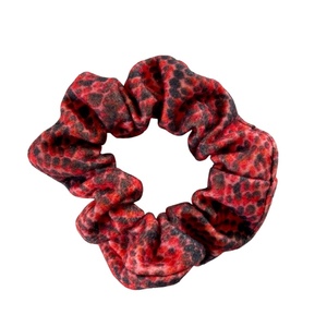 Scrunchy φιδέ κόκκινο - ύφασμα, λαστιχάκια μαλλιών
