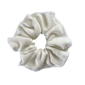 Scrunchy λευκό - ύφασμα, λαστιχάκια μαλλιών