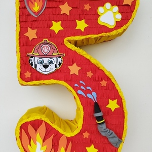 Paw Patrol Marshall No5 - κορίτσι, αγόρι, πινιάτες, ήρωες κινουμένων σχεδίων, ζωάκια