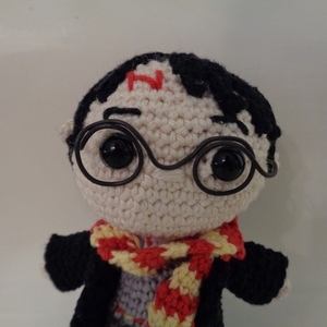 Harry Potter πλεκτό κουκλάκι amigurumi - χειροποίητα, λούτρινα, amigurumi - 3
