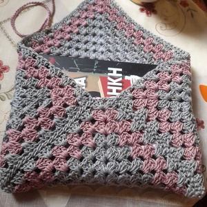 Θήκη βιβλίου "Book Sleeve Granny Square" - θήκες - 2