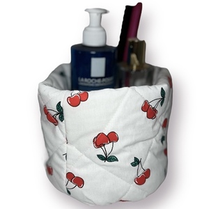 Cherry Beauty Bucket - ύφασμα, καλλυντικών