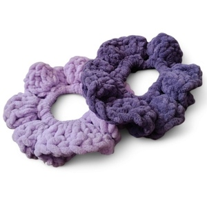 Scrunchies σετ 2 μαζί - νήμα, λαστιχάκια μαλλιών