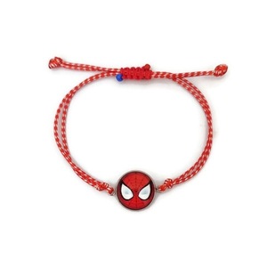 Παιδικό μαρτάκι με τον spiderman . Ανοξείδωτο ατσάλι και υγρό γυαλί. Aυξομειούμενο μέγεθος. Διάσταση στοιχείου 1.5εκ. Μάρτης με τον σπαιντερμαν . - ατσάλι, μαρτάκια, φθηνά