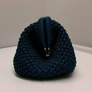 ΤΣΑΝΤΑ "SAPPHIRE" - νήμα, clutch, χειρός, πλεκτές τσάντες, βραδινές - 4