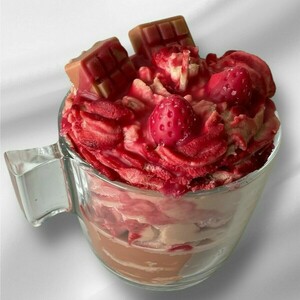 strawberry chocolate candles - αρωματικά κεριά - 3