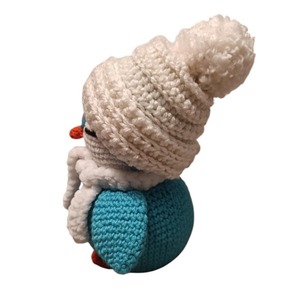 Πιγκουινάκι πλεκτό amigurumi - κορίτσι, αγόρι, λούτρινα - 3