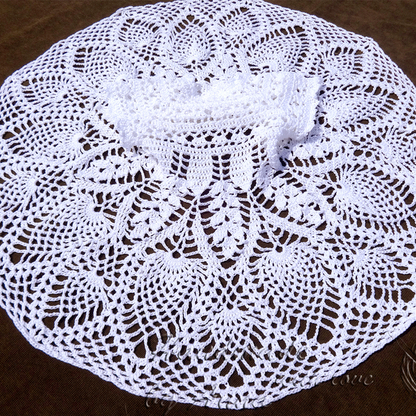 PATTERN Crochet Baby girl White Dress /English version/ Patterns Schems/Summer Cotton Crochet Dress - crochet, βελονάκι, DIY - 4