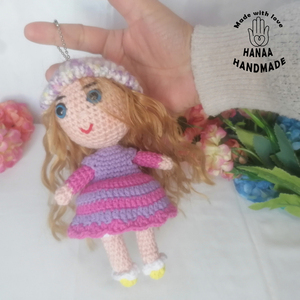 Χειροποίητες Μικρές Κούκλες Amigurumi από Βαμβακερό Νήμα - κορίτσι, λούτρινα, amigurumi - 2