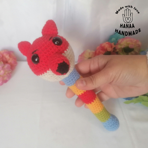 Χειροποίητα Amigurumi Κουδουνίστρες με Ήχο από Βαμβακερό Νήμα.. - κορίτσι, αγόρι, λούτρινα - 2