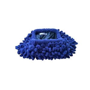 Royal μπλε τσαντάκι Puffy - νήμα, clutch, all day, χειρός, πλεκτές τσάντες - 2