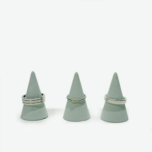 Τσιμεντένιες βάσεις δακτυλιδιών 3 Χ 5 //tatsu C Green - design, τσιμέντο, σκυρόδεμα - 2