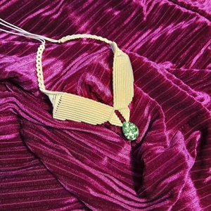 Macrame Boho Necklace Chrysanthe - ημιπολύτιμες πέτρες, μακραμέ, μακριά, boho, αυξομειούμενα