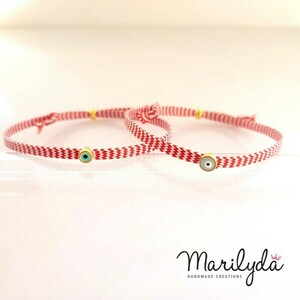 Μαρτάκι minimal με ματάκι petrol - Unisex - unisex, zamak, μαμά και κόρη, αυξομειούμενα, φαρδιά - 4