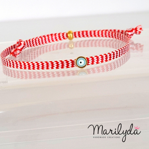 Μαρτάκι minimal με ματάκι - Unisex - unisex, zamak, χεριού, αυξομειούμενα - 2