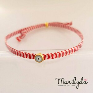 Μαρτάκι minimal με ματάκι - Unisex - unisex, zamak, χεριού, αυξομειούμενα - 3
