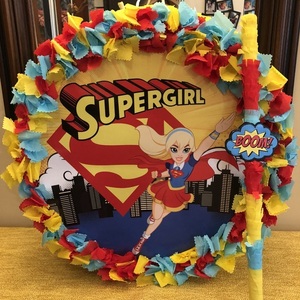 Πινιάτα Supergirl - κορίτσι, σούπερ ήρωες - 4