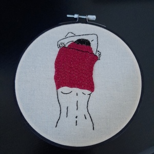 Κέντημα σε τελάρο "Sweater" - τελάρα κεντήματος - 3