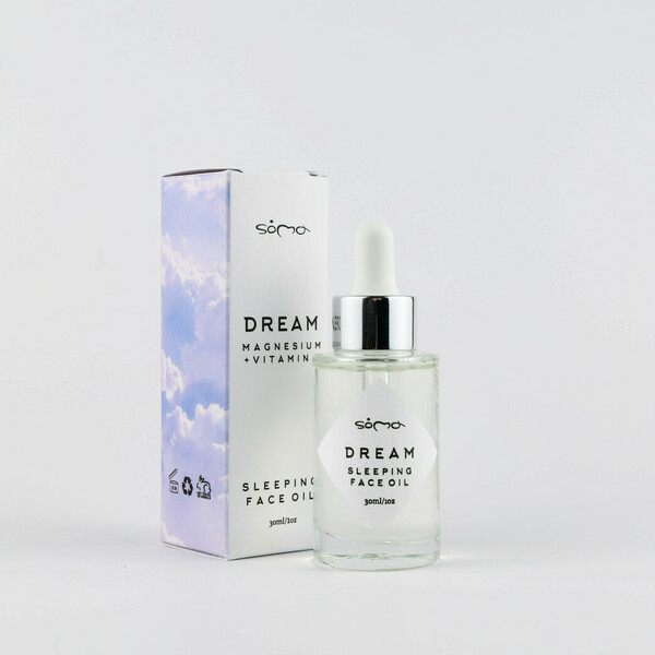 Dream Sleeping Face oil with Magnesium + Vit C 1oz/30ml Έλαιο προσώπου με μαγνήσιο και βιταμίνη C για ενυδάτωση κ χαλάρωση - 2