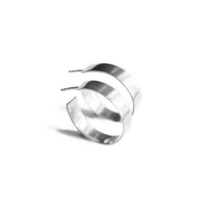 Bold Hoops┃Ασήμι 925 Χειροποίητα σκουλαρίκια - ασήμι 925, κρίκοι, μεγάλα, καρφάκι