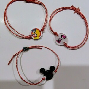 Μαρτακια Minnie & Mickey - plexi glass, χεριού, αυξομειούμενα