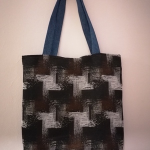 Shopping bag SB04 - ύφασμα, ώμου, tote - 3