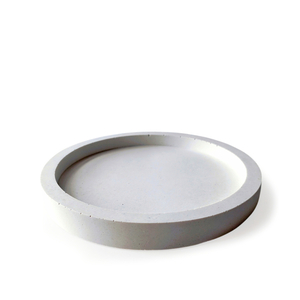 Tσιμεντένιος στρογγυλός δίσκος 15 X 1.5 //wakare W s - design, τσιμέντο, σκυρόδεμα, είδη σερβιρίσματος, πιατάκια & δίσκοι