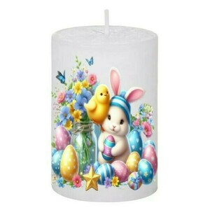 Πασχαλινό κερί Happy Εaster 99, 5x7.5cm - αρωματικά κεριά