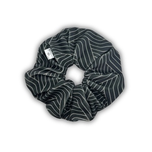 Velvet stripes XL scrunchie - ύφασμα, για τα μαλλιά, λαστιχάκια μαλλιών