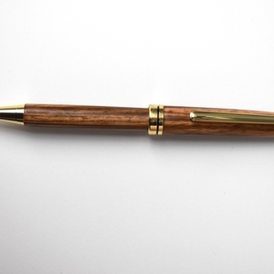 Χειροποίητο ξύλινο στυλό από Ζεμπράνο (Zebrawood) 0014 - αξεσουάρ γραφείου, πρακτικό δωρο - 3