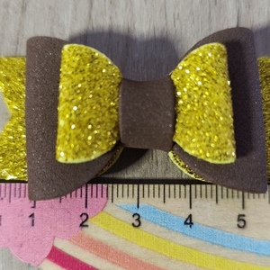 Set of Hair clips brown_gold - hair clips
