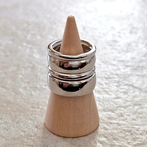 Σετ από 2 δαχτυλίδια boho minimal ασήμι 925 επιπλατινωμένα ασήμι ανοιγόμενα - ασήμι 925, minimal, boho, επιπλατινωμένα, αυξομειούμενα - 5