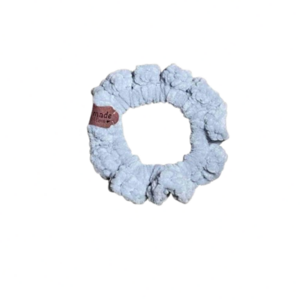 Λαστιχάκι-Scrunchie από απαλό βελούδινο νήμα σετ των 2 τεμ. - μαλλί, νήμα, λαστιχάκια μαλλιών - 2