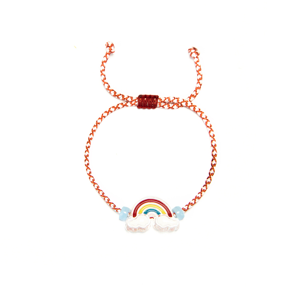 Μαρτάκι Ουράνιο Τόξο - plexi glass, boho, μαρτάκια, χεριού
