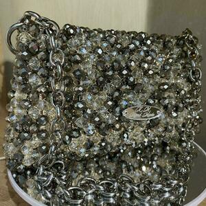 Crystal Bag - ώμου, ρητίνη, πλεκτές τσάντες, βραδινές, μικρές