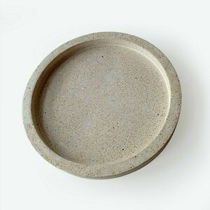 Tσιμεντένιος στρογγυλός δίσκος 15 X 1.5 //wakare Sand T - design, τσιμέντο, σκυρόδεμα, είδη σερβιρίσματος, πιατάκια & δίσκοι - 3