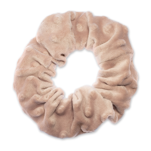 Scrunchie ανάγλυφο σε τρία χρώματα - ύφασμα, λαστιχάκια μαλλιών - 2