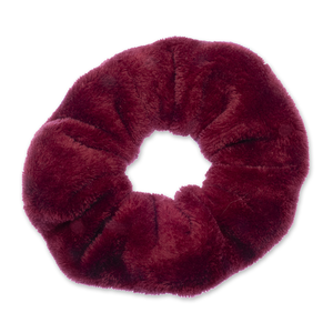 Fleece scrunchie σε έξι διαφορετικά χρώματα - ύφασμα, λαστιχάκια μαλλιών - 4