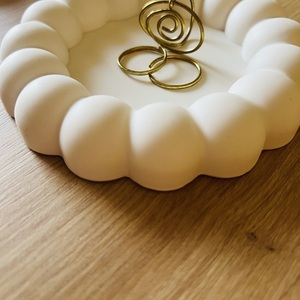 Bubble Coaster - Μεγάλα Bubbles - ρητίνη, minimal, πιατάκια & δίσκοι - 5