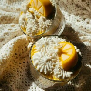Κερί σόγιας σε δοχείο - LEMON PIE - αρωματικά κεριά - 5