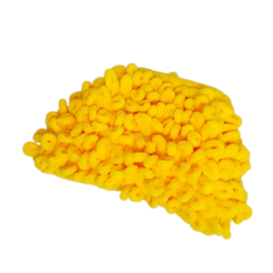 Τσάντα Puffy κίτρινη - νήμα, clutch, χειρός, πλεκτές τσάντες - 3
